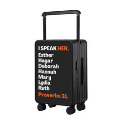 ISPEAK HER QUENCHER EDITION SIGNATURE TRAVEL SUITCASE