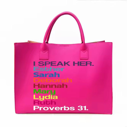 ISPEAK HER TOTE - HER PROMISE