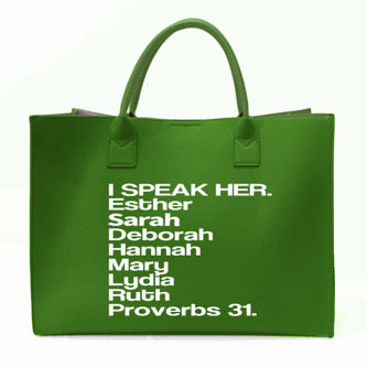 ISPEAK HER TOTE - PLANTED & OILY