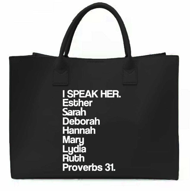 BLACK BEAUTY TOTE BAG