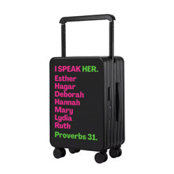 ISPEAK HER PRETTY AND PLANTED EDITON SIGNATURE TRAVEL SUITCASE