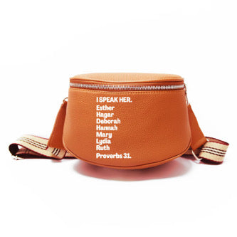 ISPEAK HER CITRUS MESSENGER BAG