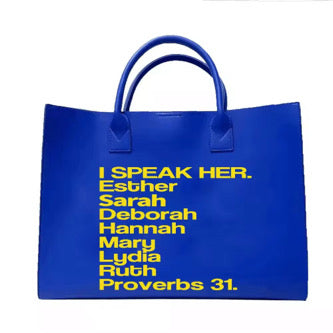 ISPEAK HER TOTE - SHE CARRIES ROYALTY