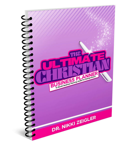 THE ULTIMATE CHRISTIAN BUSINESS PLANNER (PURPLE & HOT PINK)