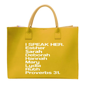 ISPEAK HER TOTE - GOLDEN OIL